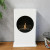 Chimenea de bioetanol portátil blanca de ScandiFlames de pie