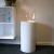 Chimenea de bioetanol redonda blanca de ScandiFlames