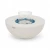 Mesa de bioetanol ROCA blanca de Elementi Fires, chimenea de exterior elegante y funcional
