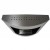 Chimenea bioetanol curvada de pared en acero inoxidable de ScandiFlames