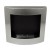 Chimenea bioetanol curvada de pared en acero inoxidable de ScandiFlames