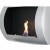 Chimenea de bioetanol Ocean de ScandiFlames montada en la pared