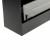 Chimenea de bioetanol empotrada negro 140 cm - chimenea para decorar el hogar 