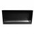 Chimenea de bioetanol empotrada negro 140 cm - chimenea para decorar el hogar 