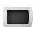 Chimenea de bioetanol Ocean blanca de pared ScandiFlames
