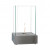 Chimenea de bioetanol Hydro de ScandiFlames con base de acero inoxidable