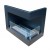 ScandiFlames Duet 50 cm Derecha Chimenea Bioetanol Empotrada