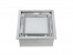 Quemador cuadrado manual de bioetanol ScandiFlames de 5 litros y 48 cm