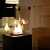 Deluxe Patio estufa de exterior chimenea de gas - negro