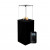 Deluxe Patio Remote exterior chimenea chimenea de gas - negro