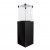 Deluxe Patio Remote exterior chimenea chimenea de gas - negro