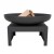 Kotka Industrial fogón negro - 80 cm de longitud para jardín o exteriores