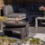 Kotka Industrial fogón negro - 80 cm de longitud para jardín o exteriores