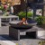 Kotka Industrial fogón negro - 80 cm de longitud para jardín o exteriores