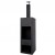 Chimenea de jardín Jersey XXL en negro. productos de bioetanol-chimeneas para exterior jardín y patio