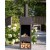 Chimenea de jardín Jersey XXL en negro. productos de bioetanol-chimeneas para exterior jardín y patio