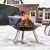 Brasero Chicago - 80 cm. productos de bioetanol-chimeneas para exterior jardín y patio