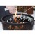 Brasero con parrilla y malla. productos de bioetanol-chimeneas para exterior jardín y patio