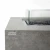 Mesa de bioetanol Manhattan gris espacial de Elementi Fires, diseño cuadrado moderno para exterior