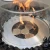 Mesa de bioetanol ROCA en color gris espacial de Elementi Fires, elegante y funcional para exteriores