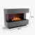 Chimenea híbrida Kant – Gris
