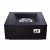Kawasaki Fire Pit Chimenea de gas portátil para exterior en gris oscuro y negro
