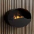 Kjos chimenea vapor de agua - Negra