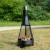 Chimenea de exterior Kuwait en color negro