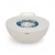 Mesa de bioetanol ROCA blanca de Elementi Fires, chimenea de exterior elegante y funcional