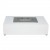Chimenea de bioetanol portátil London blanca de ScandiFlames