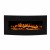 Estufa con diseño exclusivo Middlesex negro chimenea electrica de pared