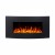 Estufa con diseño exclusivo Middlesex negro chimenea electrica de pared