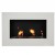 Chimenea de bioetanol de pared blanco mate de 80 cm de ancho Murus