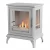 ScandiFlames Nashville - Estufa bioetanol de diseño tradicional en color blanco