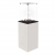 Deluxe Patio estufa de exterior chimenea de gas - blanco