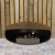 Oxid UFO-60 Biochimenea con forma redonda colgada de techo. Elegante y moderna.