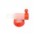 Vertedero para bioetanol de ScandiFlames en color rojo