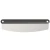 Cuchilla rectangular oscilante para pizza de acero inoxidable y mango negro