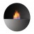 Safretti Prometheus RG - gris Chimenea de bioetanol con diseño moderno para el hogar