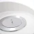 Chimenea de bioetanol TORRE M blanco crema de Elementi Fires, diseño portátil para exteriores