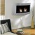 Chimenea de bioetanol con marco redondo de ScandiFlames
