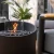 Biochimenea exterior TORRE de Elementi Fires en negro pizarra, diseño portátil y elegante para terrazas y jardines