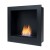 Safretti Nemo - negro Chimenea de bioetanol con diseño moderno para el hogar