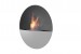 Safretti Prometheus RG - gris Chimenea de bioetanol con diseño moderno para el hogar