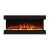 Feroza 137 cm - Chimenea eléctrica de pared