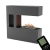 Chimenea híbrida Schiller Pocket – Gris
