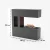 Chimenea híbrida Schiller Pocket – Gris