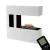 Chimenea híbrida Schiller Pocket – Blanco