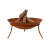 Brasero de acero corten Tulsa