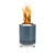 Chimenea Mesa de Solo Stove en color azul oceano